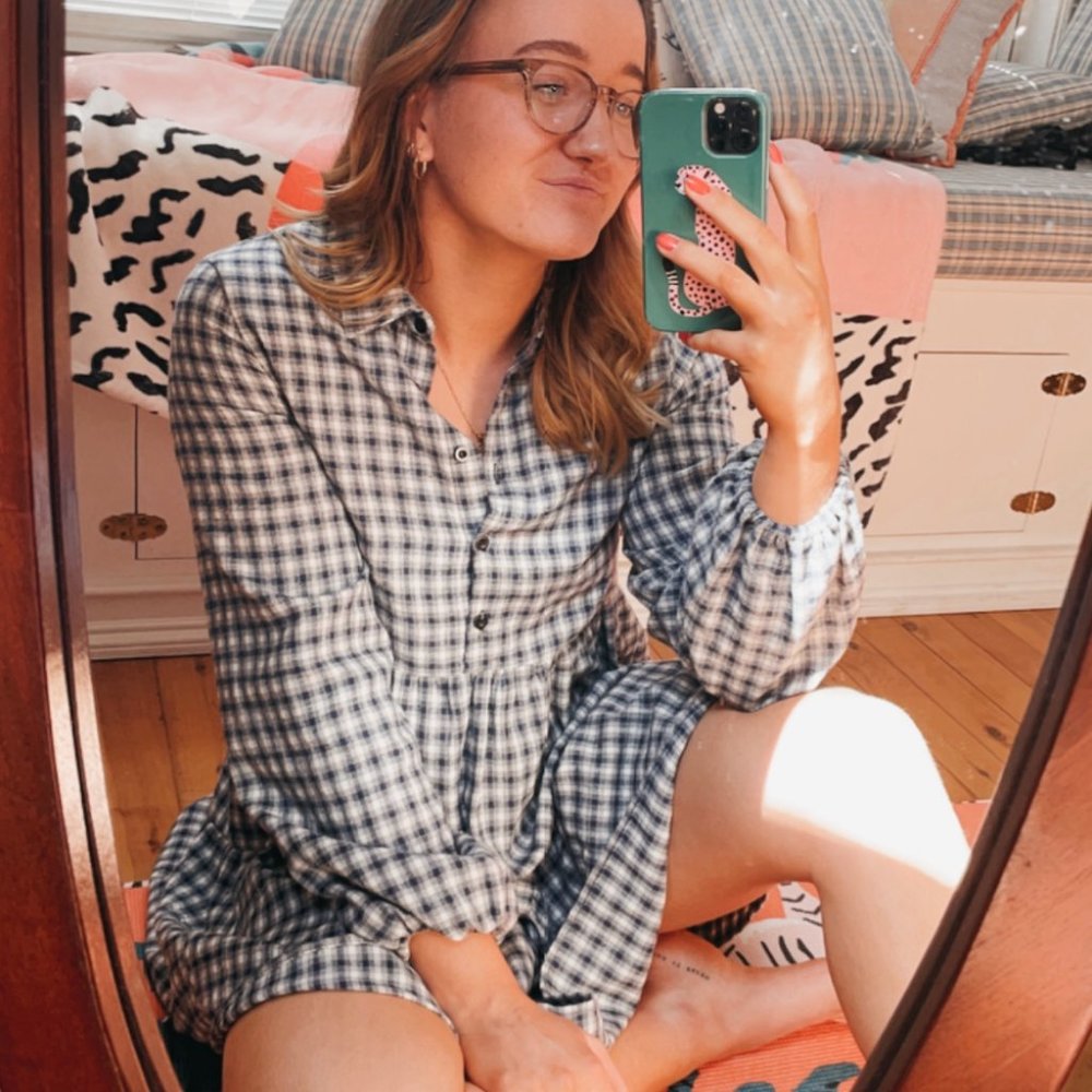 Aly Daly Plaid Mini Dress (size US s)